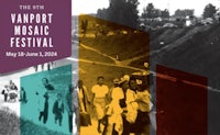 a poster for the vanport mosaic festival